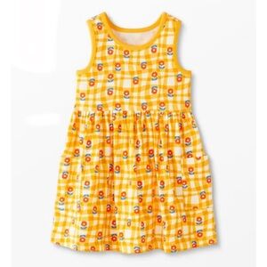 Hanna Andersson Yellow Floral Kids Pocket Dress